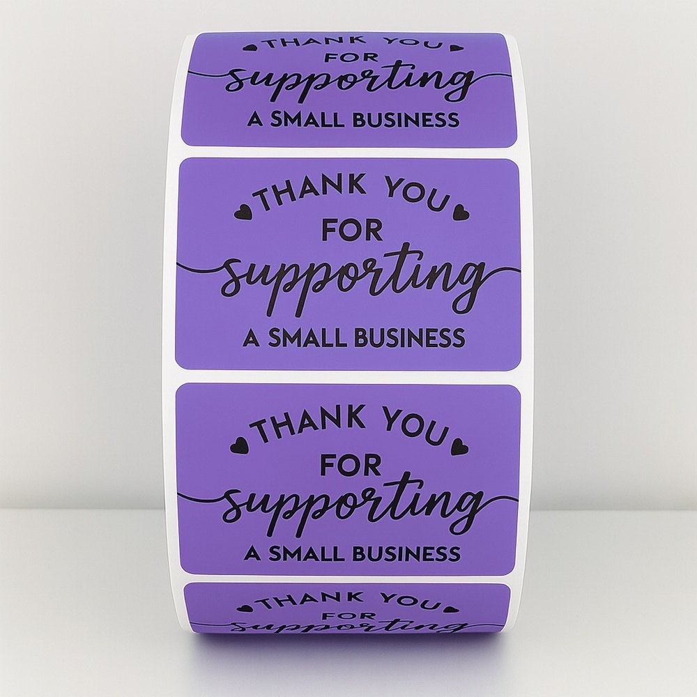 Customer Appreciation Stickers - Small Business Packaging Seals sticker label